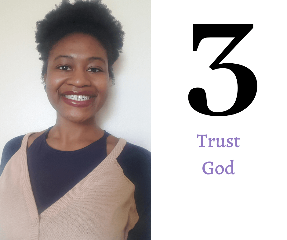 Key number three: Trust God.