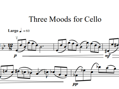 “Three Moods for Cello” is now available for&nbsp;purchase!